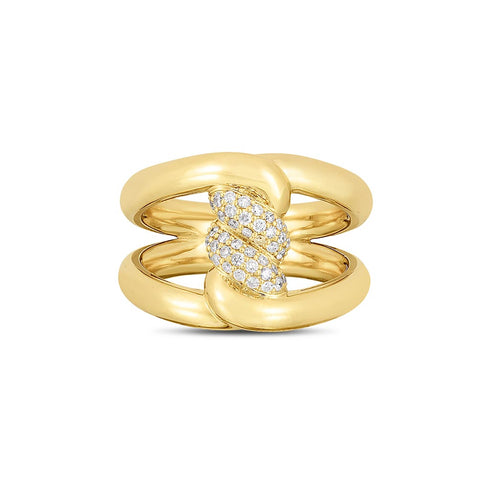 Cialoma Diamond Single Knot Ring - 1